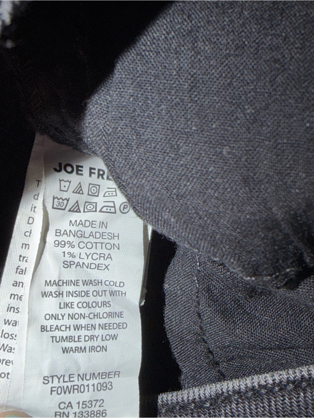 Joe Fresh High Rise Straight Jeans Size 25 - Picture 5 of 7